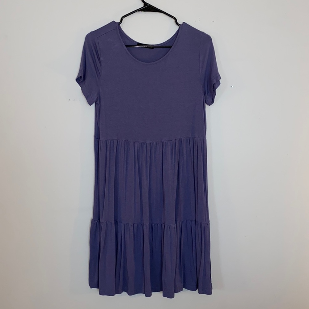Amazon Purple Knee Length Dress